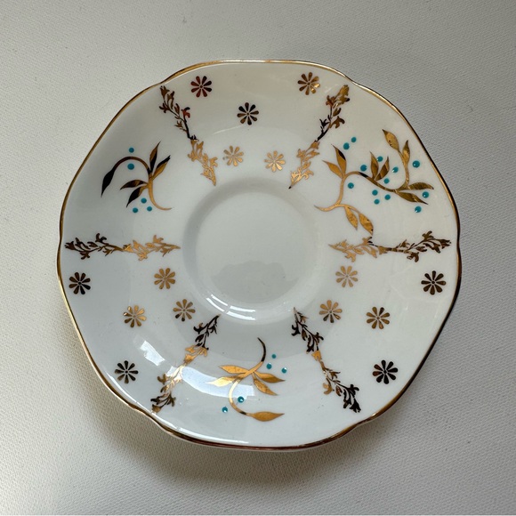 Vintage Teacup & Saucer - Blue Dots - Picture 7 of 7